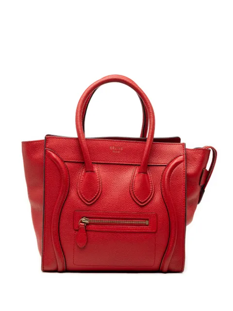 Celine Pre-Owned 2012 Micro Calfskin Luggage tote bag Red 4FPZCJY0ZQ8LVIUT