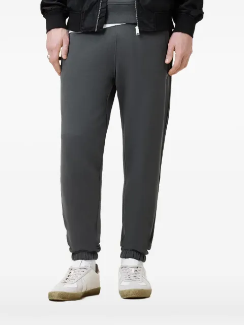 AllSaints drawstring-waist logo-embroidered track pants Grey M029JB
