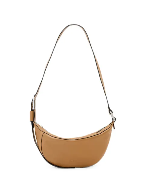 AllSaints buckle-strap crescent shoulder bag Neutrals W192XD