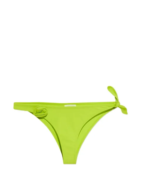 Coperni floral-appliqué bikini bottom Green COPSW01F5021B
