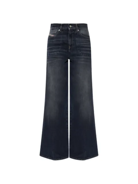Diesel 1978 D-Akemi-F wide-leg jeans Black A23463007EI