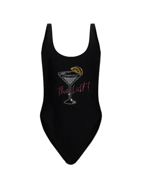 Oséree gem-embellished swimsuit Black BGYF268GEM