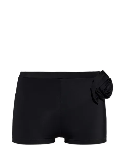 Moschino floral-detail bikini shorts Black A67019404