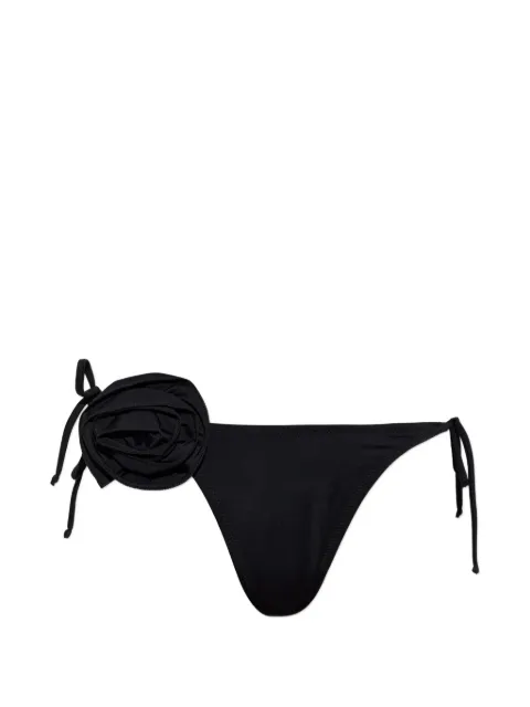Moschino floral-detail bikini bottoms Black A59179404