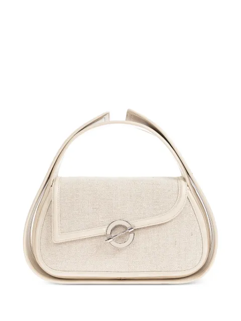 SAMSOE SAMSOE Sahero woven-texture ring-hardware tote bag Neutrals F26200028