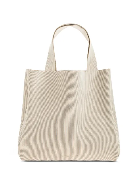 SAMSOE SAMSOE Samira ribbed-knit shouder bag Neutrals F26200027