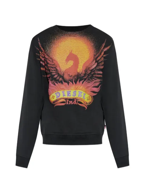 Diesel S-Ginn-AA2 graphic-print sweatshirt Black A228460NSEX