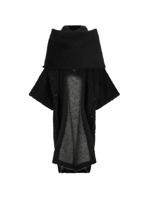 BATAKOVIC Belgrade wide-sleeve coat Black FW25BLPALPACA