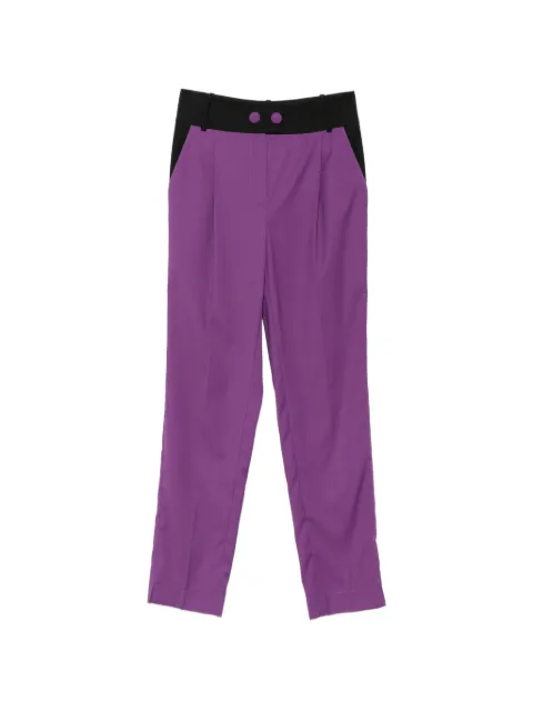MITILIANE COUTURE pleated trousers Purple 7055PURPLE