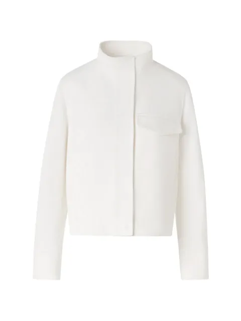 Akris Punto zip-front pocket jacket White 657300098819012