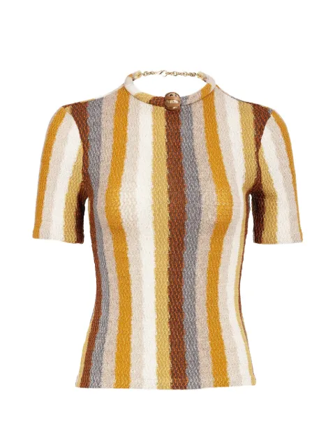 Silvia Tcherassi Varinia stripe-pattern jumper Yellow ST261315STRIPE