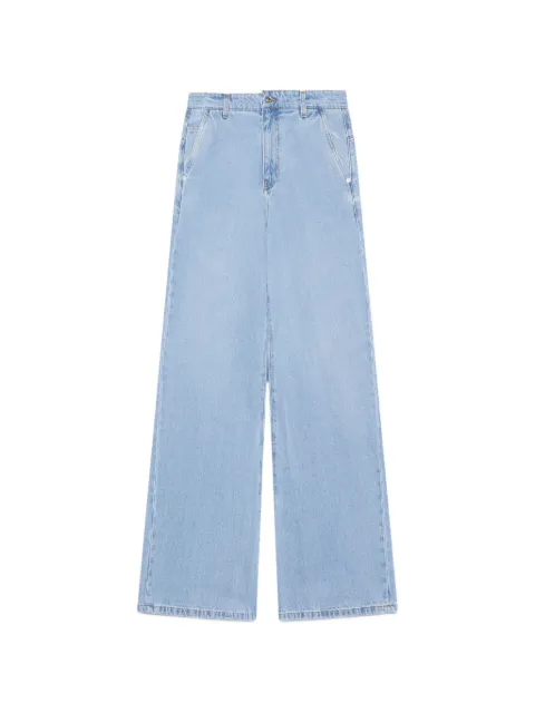 GCDS stone-washed wide-leg jeans Blue A2OU2902DA0