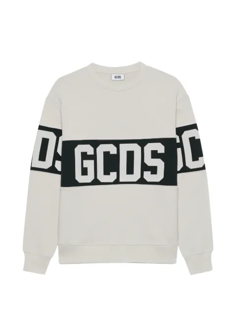 GCDS logo-band sweatshirt White B1XM1511JD1