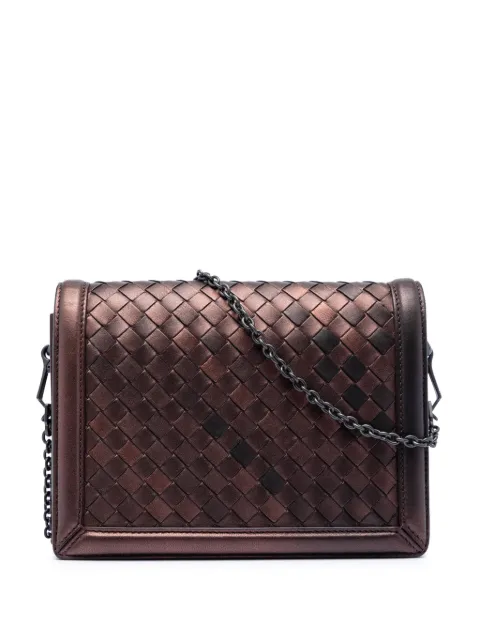 Bottega Veneta Pre-Owned 2012-2026 Nappa Intrecciato Montebello crossbody bag Brown IZ9OWUNHITOJYNGZ