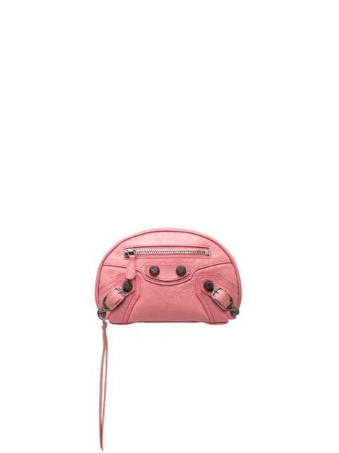Balenciaga Pre-Owned 2021 Lambskin Motocross Le Cagole Makeup XS pouch Pink BLY4BNP3IOB8CWZQ