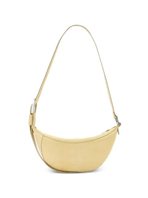 AllSaints Luna slouchy leather crossbody bag Yellow W192XD
