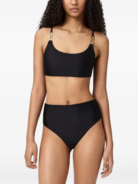 AllSaints Talaria chain-link detail bikini top Black W018WC