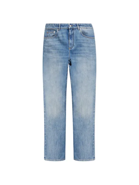 Alexander McQueen zip-detail jeans Blue 873998QMAD6