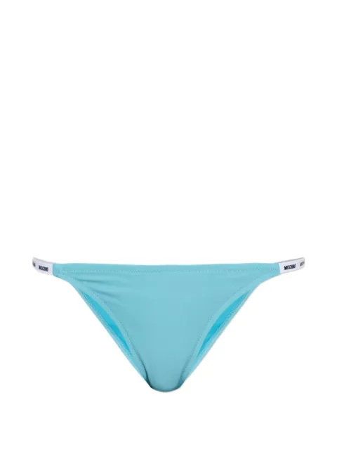 Moschino logo-detail bikini bottoms Blue A59099402