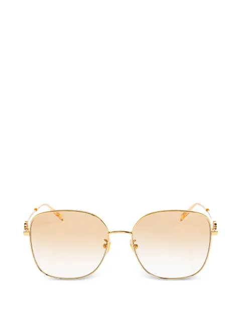 VALENTINO GARAVANI EYEWEAR VLogo square-frame sunglasses Gold VG0042SK