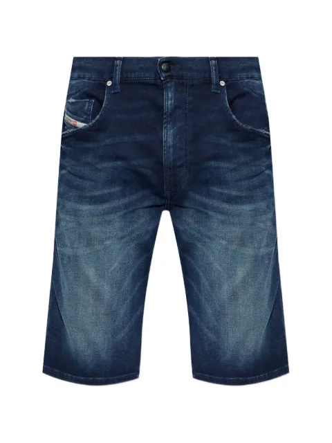 Diesel D-Krooley-Short-Bw faded denim shorts Blue A2379409P93