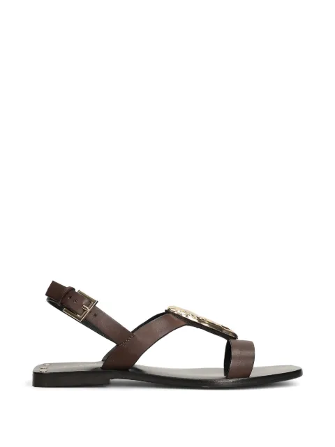 CORAL BLUE buckle-fastening sandals Brown CBK22611