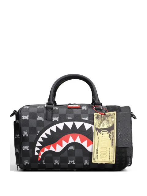 Sprayground check shark duffle bag Black 910D8911NSZ