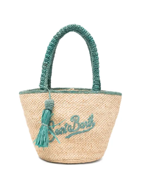 MC2 Saint Barth Marcy woven raffia tote bag Neutrals MARR002