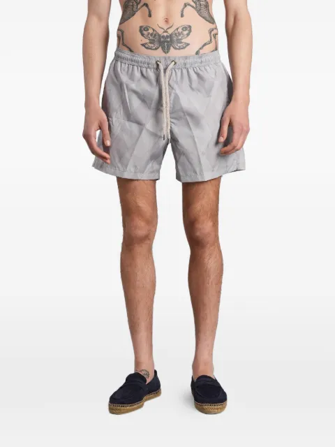 Ballantyne argyle-pattern swim shorts Grey BMU010SPL00