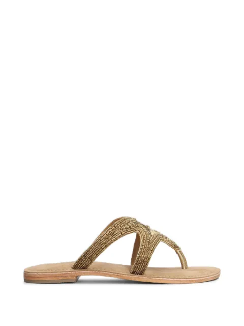 FUSION bead-embellished sandals Brown CBFR226010