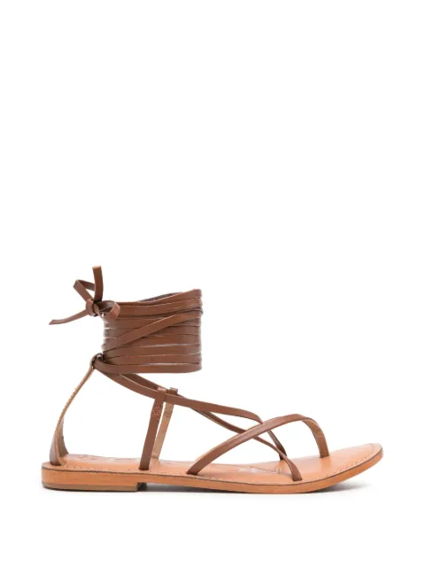 FUSION wrap-around strappy sandals Brown CBFR225002