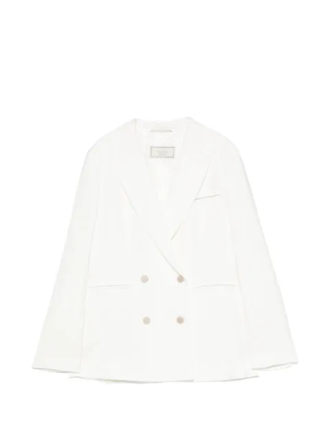 Peserico double-breasted peak-lapel blazer White A0169901972
