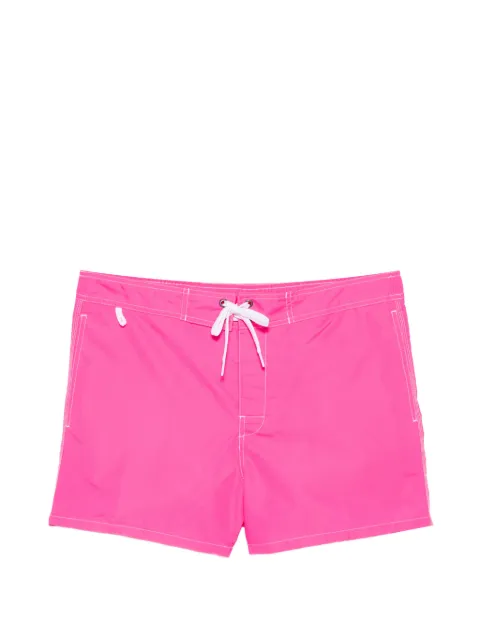 Sundek logo-patch swim shorts Pink M911BDTA100