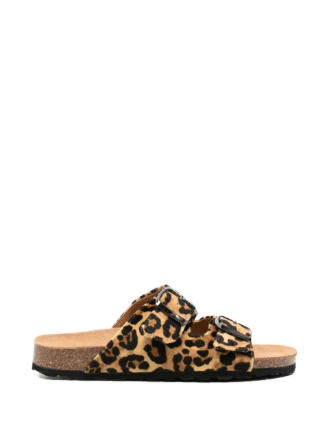 MC2 Saint Barth leopard-print sandals Brown SANW001