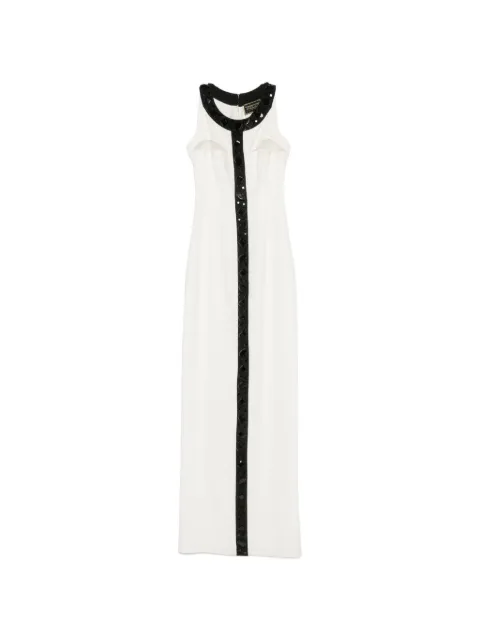MITILIANE COUTURE gem-embellished maxi dress White 5137