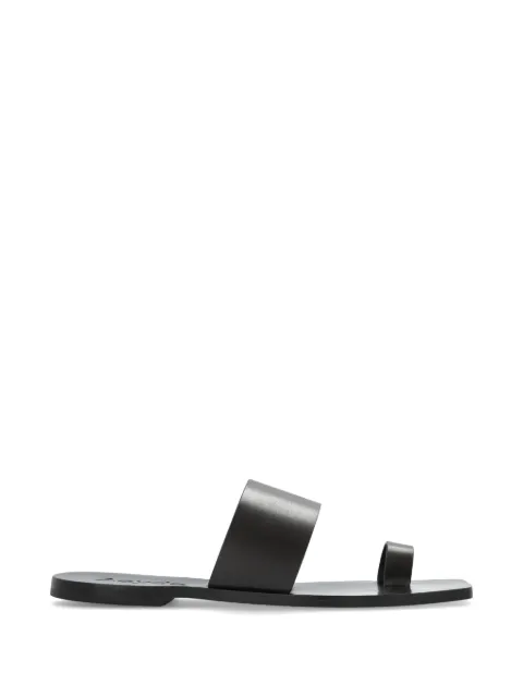 Aeyde Sibel toe-strap sandals Brown SIBELCALFLEATHER