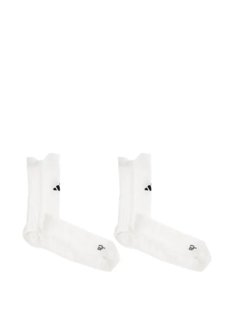 adidas logo-embroidered socks White KA0075