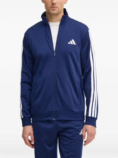 adidas side-stripe zip-up tracksuit Blue JI8859