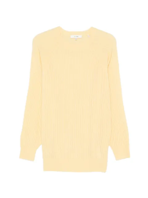 FRAME Sunbeam knitted raglan-sleeve sweater Yellow WE26KSW024