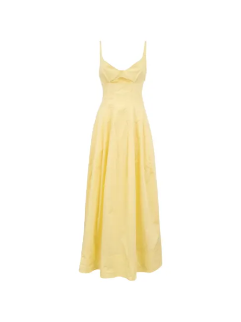 SIMKHAI Maddy cutout-detail midi dress Yellow 2261148T