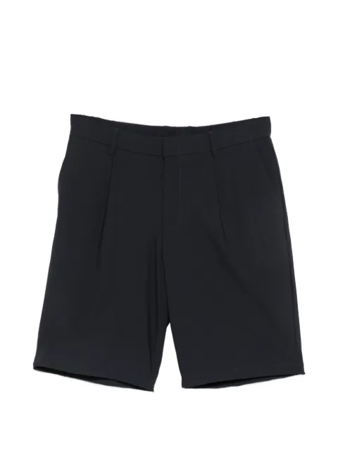 Alley Docks 963 pleated-detail shorts Blue AU26S46BEPA1592FINETECH