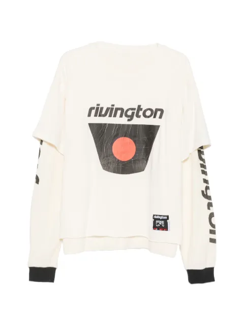 RRR123 layered-design graphic-print sweater Black PHLTLS92
