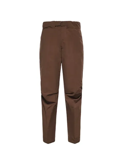 Giuliano Galiano belted straight-leg trousers Brown GOTBROWN
