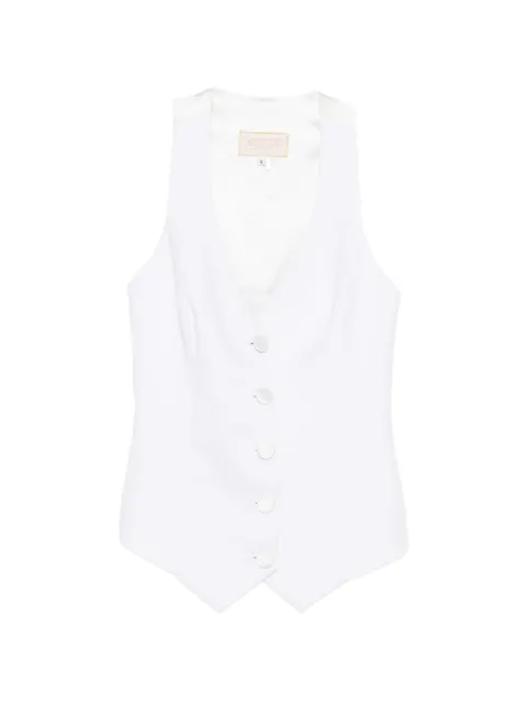 MITILIANE COUTURE button-up waistcoat White 1076