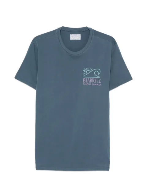 BOWERY graphic-print T-shirt Blue 48BWTMA100