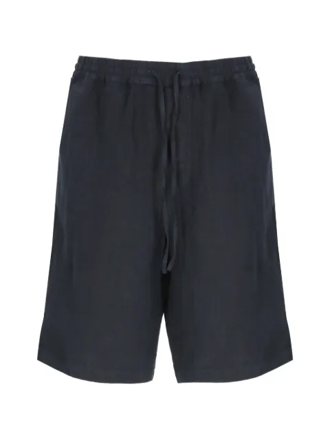 120% Lino drawstring-waist linen shorts Black ALIM29CM0000253000000029