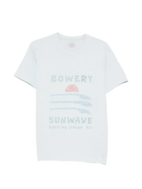 BOWERY graphic-print T-shirt Blue 48BWTMA117
