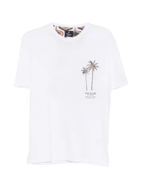 Alley Docks 963 Palmeres printed T-shirt White AUS26S16TGPALMS