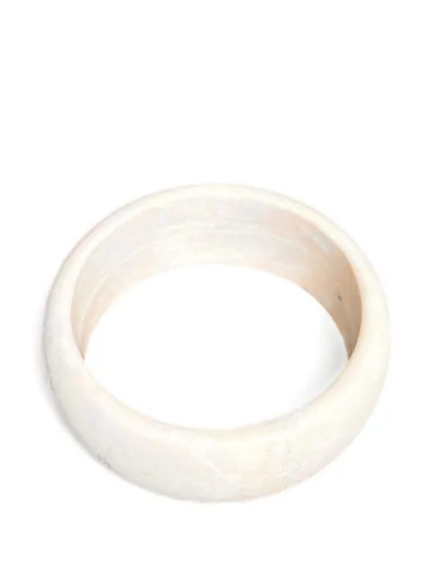 Douuod polished slip-on bangle White RAFFAELLODDB02