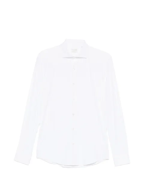 Alley Docks 963 long-sleeve spread-collar shirt White A26S15CANEU5